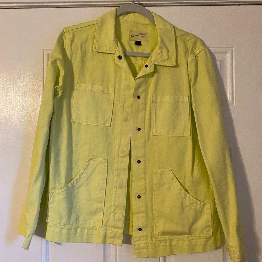 Yellow Denim Jacket